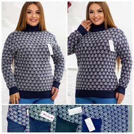 Фотография Свитер женский L354 mix р.52-54 "Lola" недорого оптом от прямого поставщика