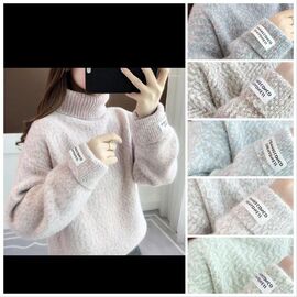 Фотография Свитер женский LL361 mix р.52-54 "Lola" недорого оптом от прямого поставщика