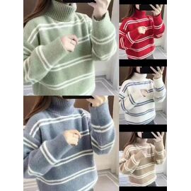 Фотография Свитер женский LL363 mix р.50-52 "Lola" недорого оптом от прямого поставщика