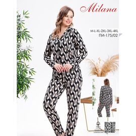 Піжама тепла жіноча 175-02 beige р.46-56 "Imlion" недорого оптом від прямого постачальника
