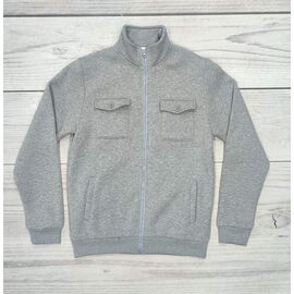 Кофта спортивна чоловіча 2115 l.grey р.48-56 "Imlion" недорого оптом від прямого постачальника