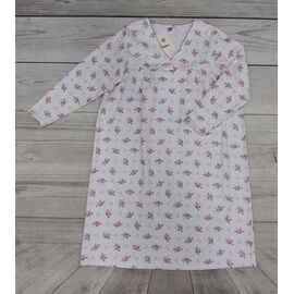 Нічня жіноча 7153 white-pink р.58-66 "Imlion" недорого оптом від прямого постачальника