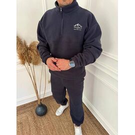 Фотография Костюм спортивный мужской 454 navy р.44-54 "Faraon" недорого оптом от прямого поставщика