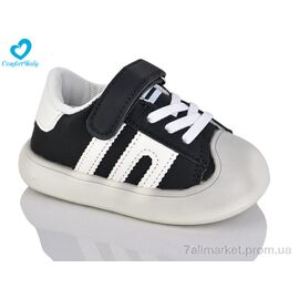 Фотография Кроссовки детские модные Весна/осень 891-10 чорний (5 пар р.22-26) "Comfort-baby" недорого оптом от прямого поставщика