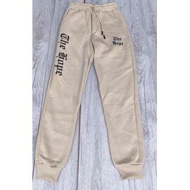 Фотография Штаны спортивные мужские утеплённые FR796 beige р.S-2XL "Faraon" недорого оптом от прямого поставщика