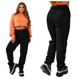 Фотография Джинсы утеплённые женские 280 black р.30-36 "Beki" недорого оптом от прямого поставщика