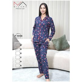 Фотография Пижама женская P10109 navy р.46-56 "Imlion" недорого оптом от прямого поставщика
