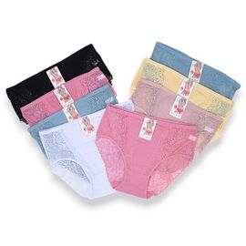 Фотография Трусы женские Y2522 mix р.XL-3XL "Jelzin" недорого оптом от прямого поставщика