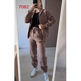 Костюм спортивний жіночий 7082 brown р.42-48 "FSN" недорого оптом від прямого постачальника