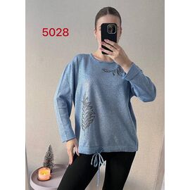 Фотография Свитер женский 5028-1 l.blue р.48-52 "FSN" недорого оптом от прямого поставщика