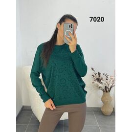 Фотография Свитер женский 7020 green р.46-52 "FSN" недорого оптом от прямого поставщика