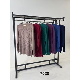 Фотография Свитер женский 7020 l.blue р.46-52 "FSN" недорого оптом от прямого поставщика