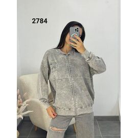 Фотография Кофта спортивная женская 2784 grey р.50-56 "FSN" недорого оптом от прямого поставщика