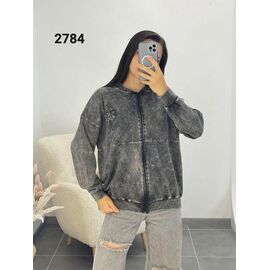 Фотография Кофта спортивная женская 2784 d.grey р.50-56 "FSN" недорого оптом от прямого поставщика