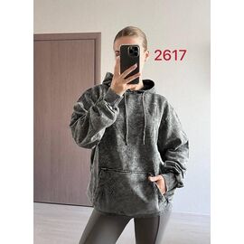 Фотография Худи женское 2617 grey р.48-54 "FSN" недорого оптом от прямого поставщика