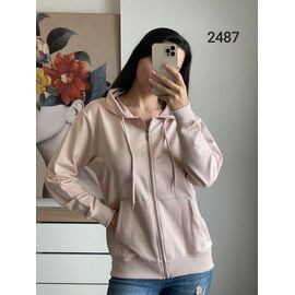 Фотография Кофта спортивная женская 2487 beige р.46-52 "FSN" недорого оптом от прямого поставщика