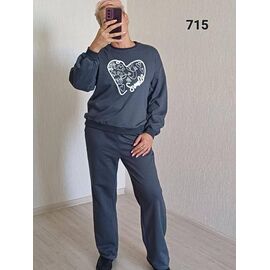 Фотография Костюм женский 715 d.grey р.50-54 "FSN" недорого оптом от прямого поставщика