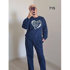 Фотография Костюм женский 715 blue р.50-54 "FSN" недорого оптом от прямого поставщика