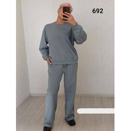 Фотография Костюм женский 692 l.grey р.52-56 "FSN" недорого оптом от прямого поставщика