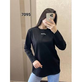 Фотография Свитер женский 7095 black р.46-52 "FSN" недорого оптом от прямого поставщика