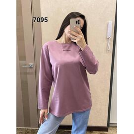 Фотография Свитер женский 7095 powder р.46-52 "FSN" недорого оптом от прямого поставщика