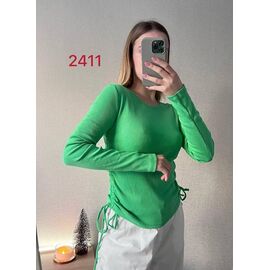 Фотография Свитер женский 2411 green р.42-46 "FSN" недорого оптом от прямого поставщика