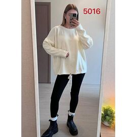 Фотография Свитер женский 5016 white р.46-52 "FSN" недорого оптом от прямого поставщика