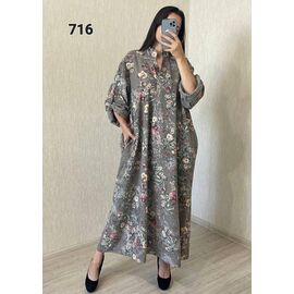 Плаття жіноче 716-2 grey р.54-58 "FSN" недорого оптом від прямого постачальника