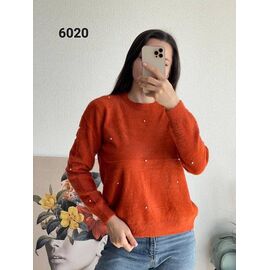 Фотография Свитер женский 6020 orange р.44-48 "FSN" недорого оптом от прямого поставщика