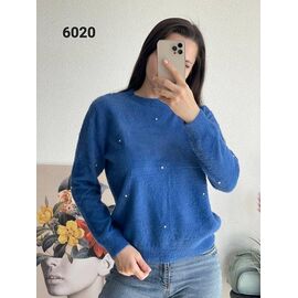 Фотография Свитер женский 6020 blue р.44-48 "FSN" недорого оптом от прямого поставщика