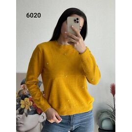Фотография Свитер женский 6020 yellow р.44-48 "FSN" недорого оптом от прямого поставщика