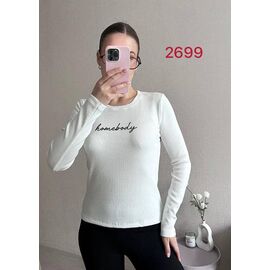 Фотография Свитер женский 2699 white р.42-46 "FSN" недорого оптом от прямого поставщика