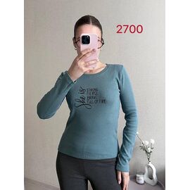 Фотография Свитер женский 2700 l.blue р.42-46 "FSN" недорого оптом от прямого поставщика