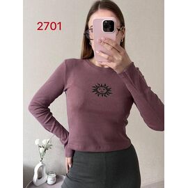 Фотография Свитер женский 2701 l.brown р.42-46 "FSN" недорого оптом от прямого поставщика