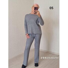 Фотография Костюм женский тёплый 05 grey р.48-52 "FSN" недорого оптом от прямого поставщика