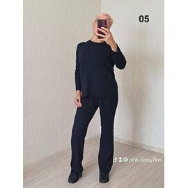 Фотография Костюм женский тёплый 05 black р.48-52 "FSN" недорого оптом от прямого поставщика