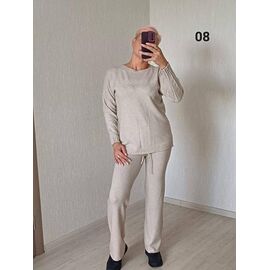 Фотография Костюм женский тёплый 08 beige р.48-52 "FSN" недорого оптом от прямого поставщика