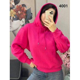 Фотография Худи женское 4001 crimson р.44-50 "FSN" недорого оптом от прямого поставщика