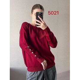 Фотография Свитер женский 5021-1 wine р.42-48 "FSN" недорого оптом от прямого поставщика