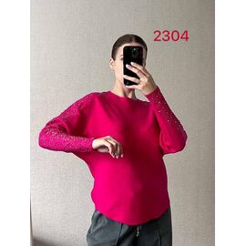 Фотография Свитер женский 2304 crimson р.44-48 "FSN" недорого оптом от прямого поставщика