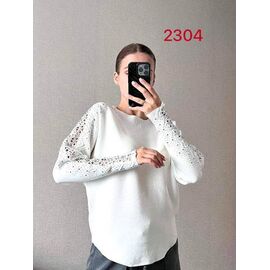Фотография Свитер женский 2304 white р.44-48 "FSN" недорого оптом от прямого поставщика
