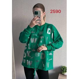 Фотография Свитер женский 2590 green р.46-52 "FSN" недорого оптом от прямого поставщика