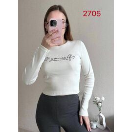 Фотография Топ женский 2705 white р.42-46 "FSN" недорого оптом от прямого поставщика