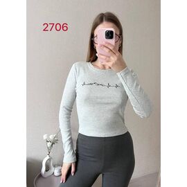 Фотография Топ женский 2706 l.grey р.42-46 "FSN" недорого оптом от прямого поставщика