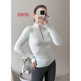 Фотография Свитер женский 0910 white р.42-46 "FSN" недорого оптом от прямого поставщика