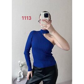 Фотография Свитер женский 1113 blue р.42-46 "FSN" недорого оптом от прямого поставщика