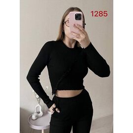 Фотография Топ женский 1285 black р.42-46 "FSN" недорого оптом от прямого поставщика