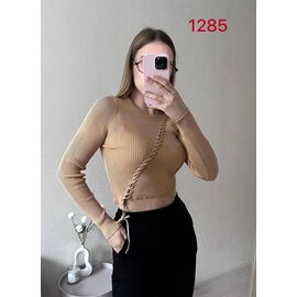 Фотография Топ женский 1285 beige р.42-46 "FSN" недорого оптом от прямого поставщика