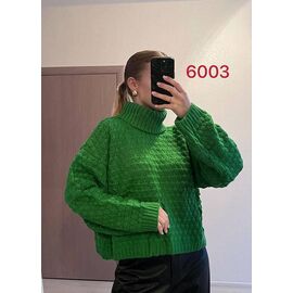 Фотография Свитер женский 6003 green р.42-48 "FSN" недорого оптом от прямого поставщика