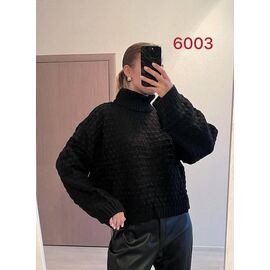 Фотография Свитер женский 6003 black р.42-48 "FSN" недорого оптом от прямого поставщика